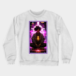 Anime Hero Power Meditation | Quality Anime Artwork | Anime Power Energy Meditation |  Manga Anime Art Crewneck Sweatshirt